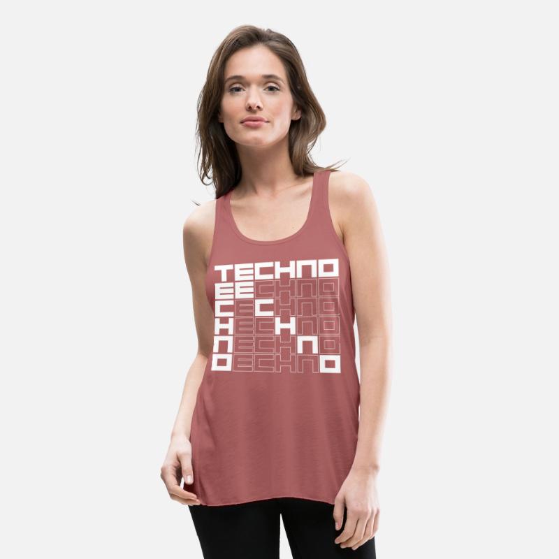 techno music bold text