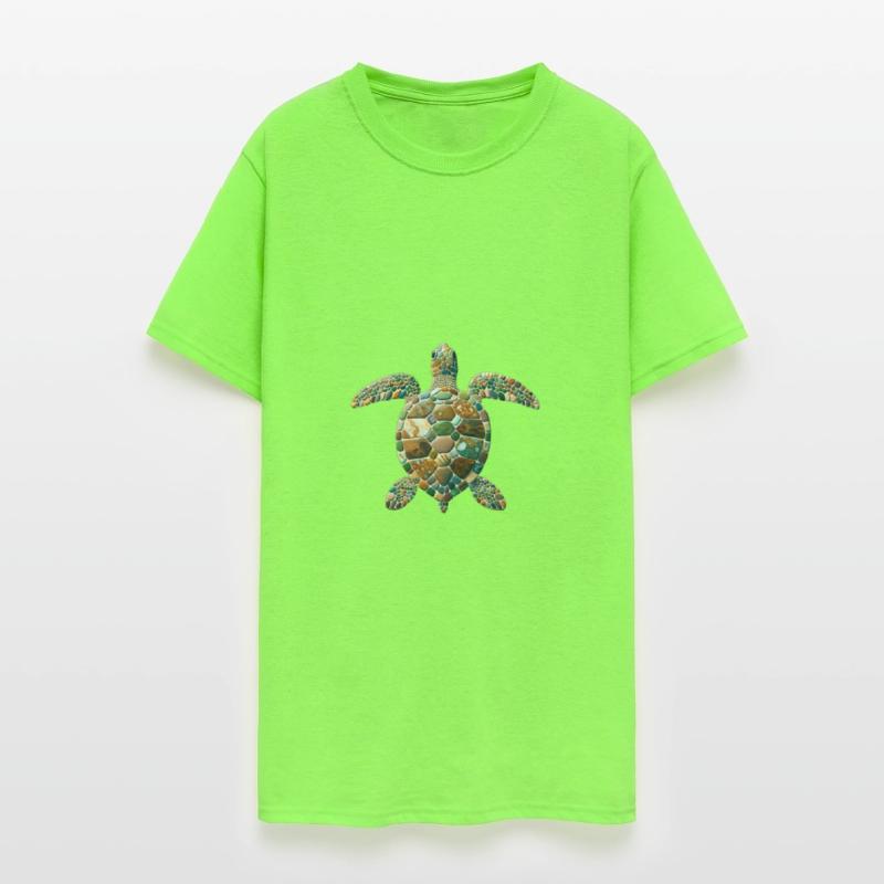 Terra Turtle: A Mosaic of Marine Majesty