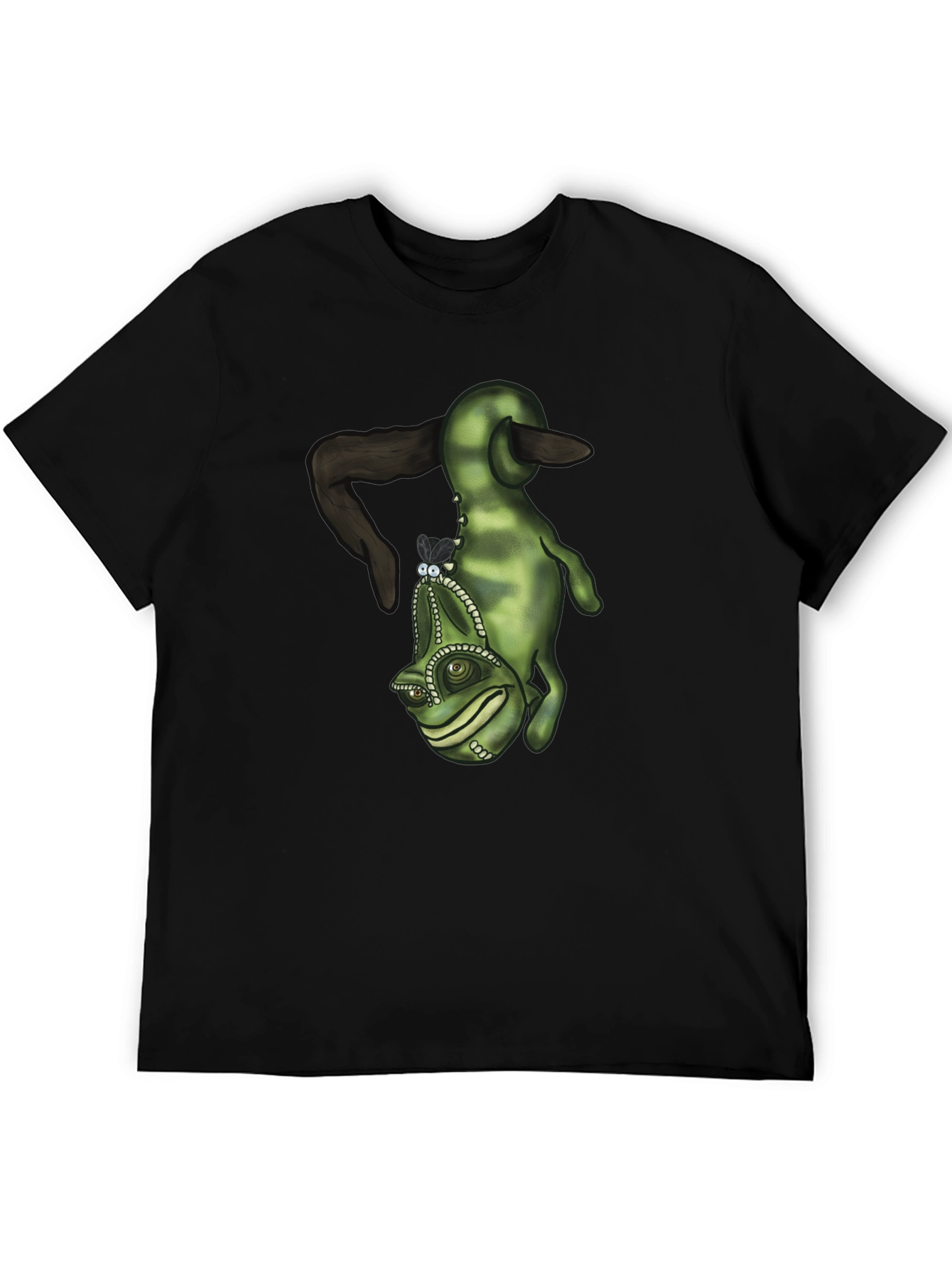 Cool Chameleon Graphic Print Tee