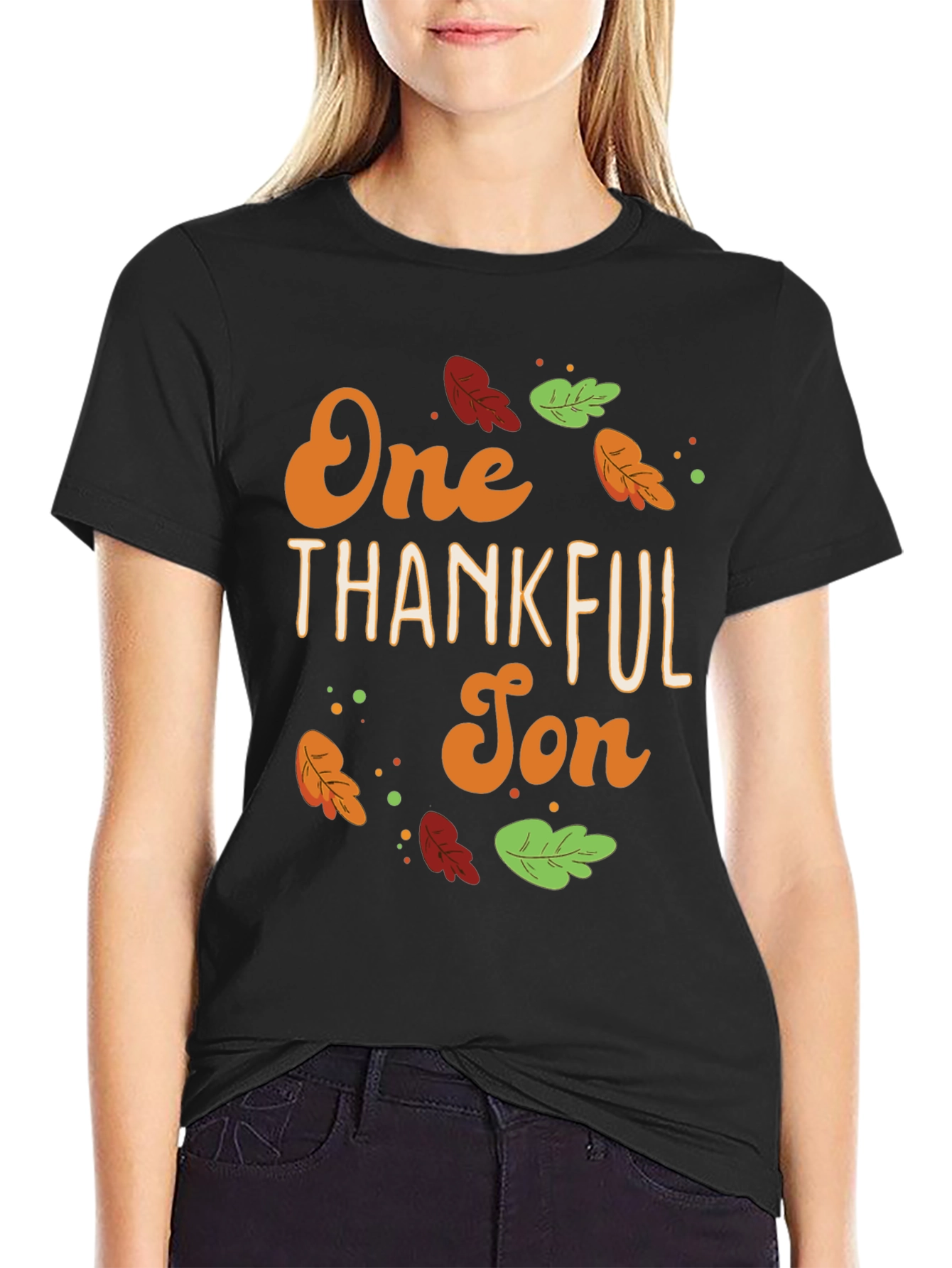 One Thankful Son T-Shirt - Fall Thanksgiving