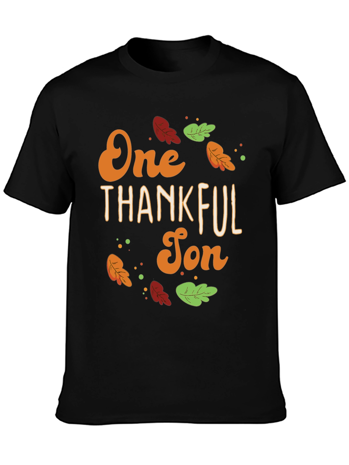 One Thankful Son T-Shirt - Fall Thanksgiving