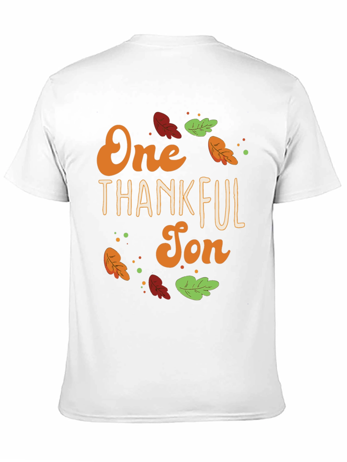 One Thankful Son T-Shirt - Fall Thanksgiving
