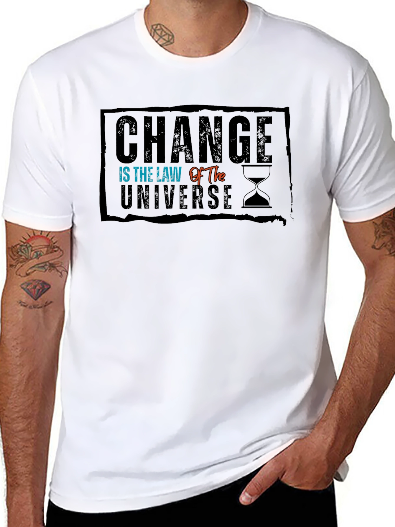 Change Is the Law of The Universe Black T-Shirt
