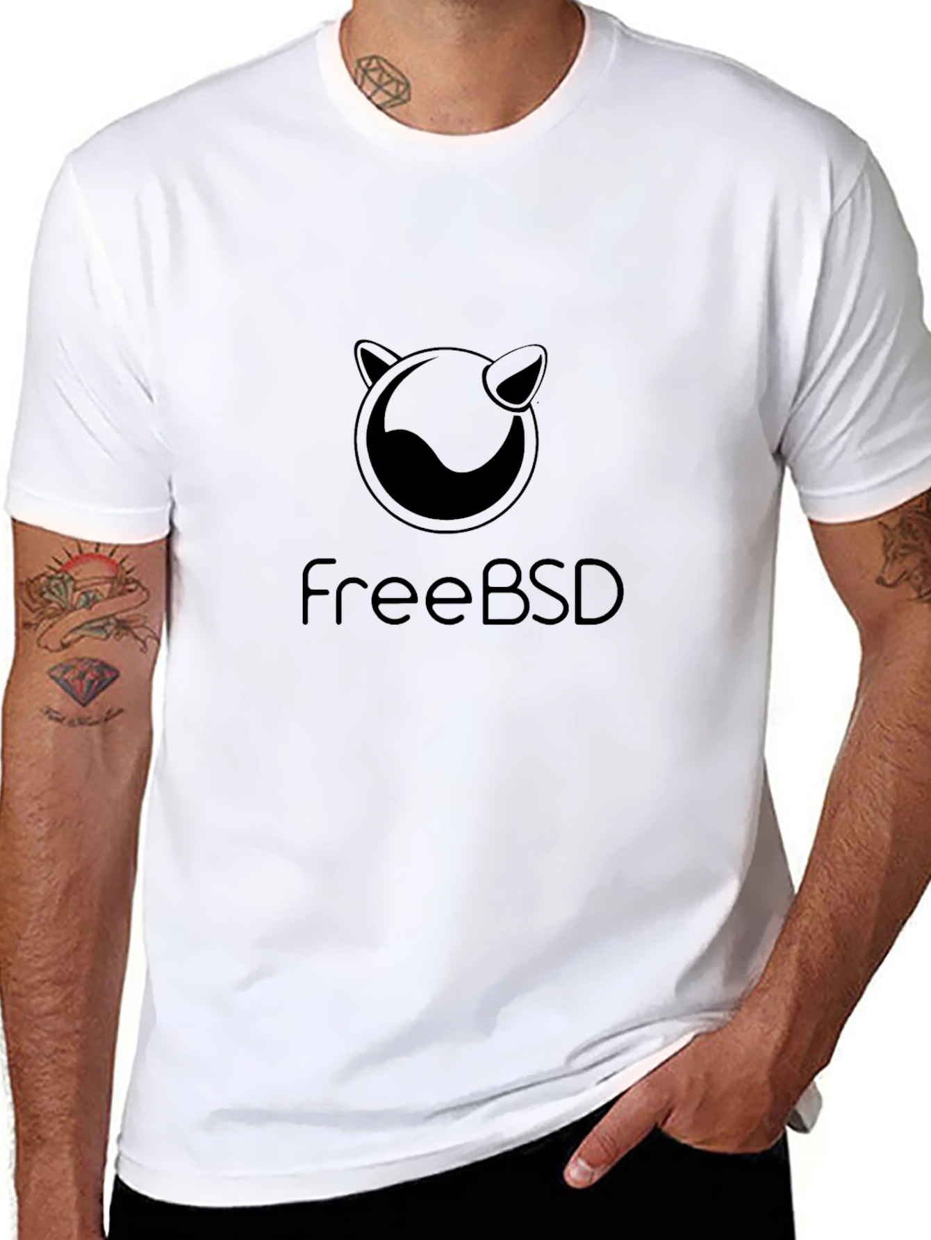 FreeBSD Daemon Graphic T-Shirt