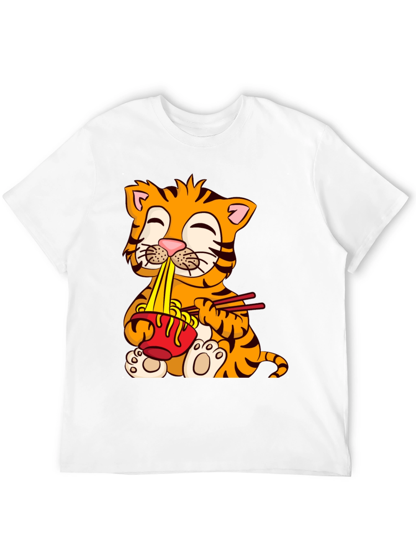 Cute Tiger Ramen T-Shirt