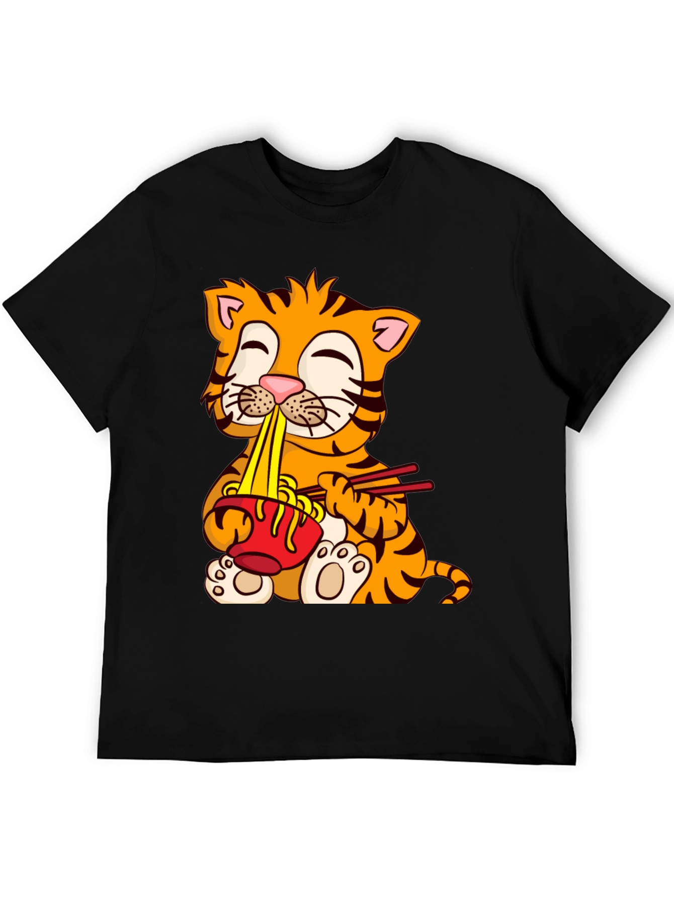 Cute Tiger Ramen T-Shirt