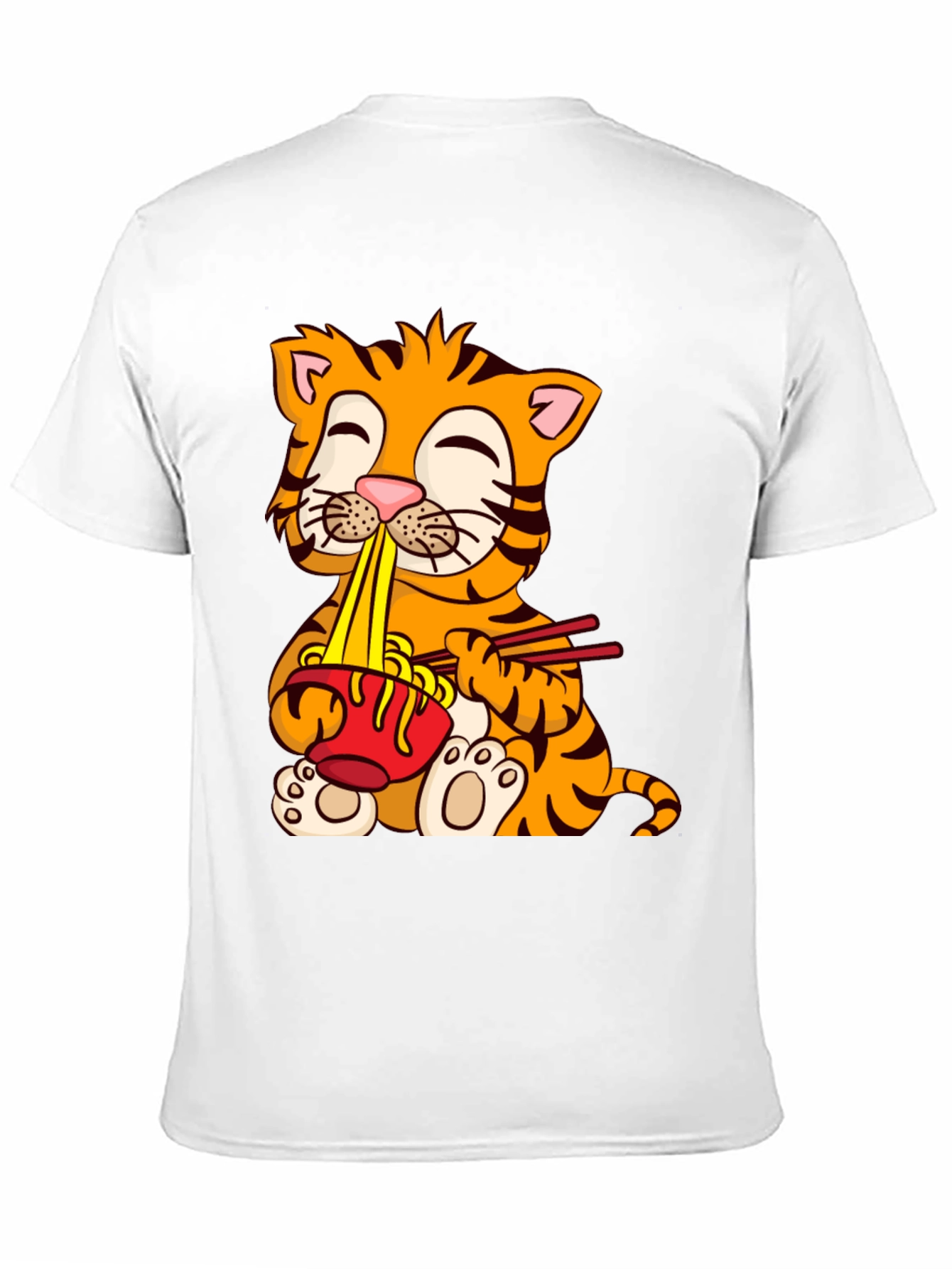 Cute Tiger Ramen T-Shirt