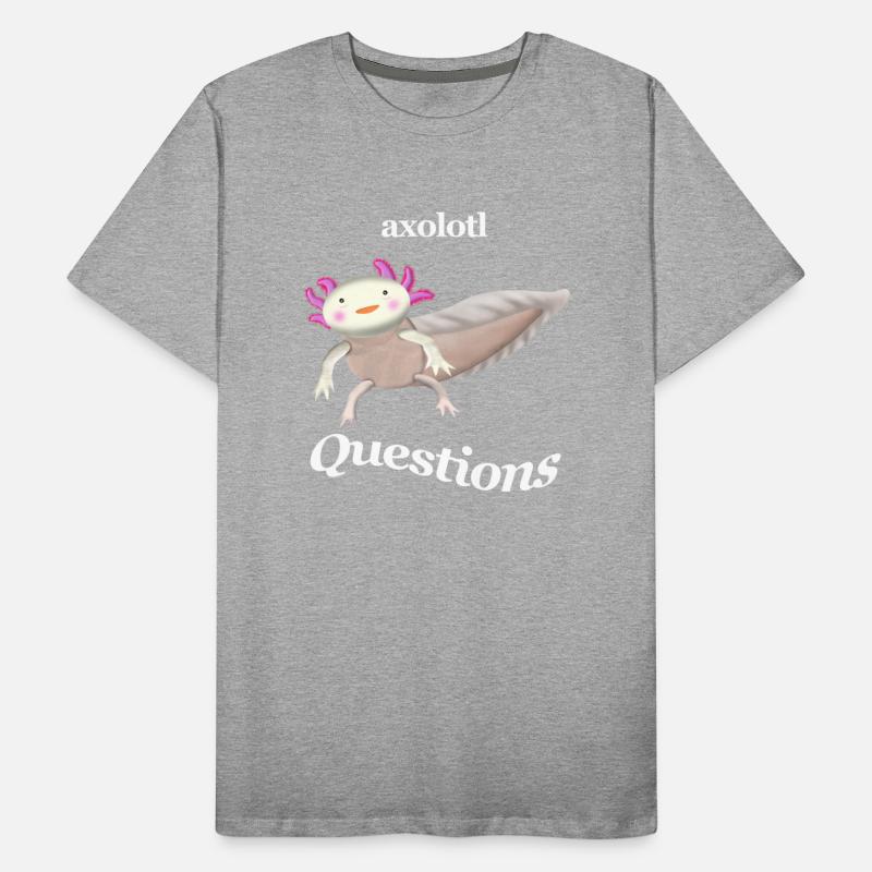 The Axolotl Any Questions dark shirt