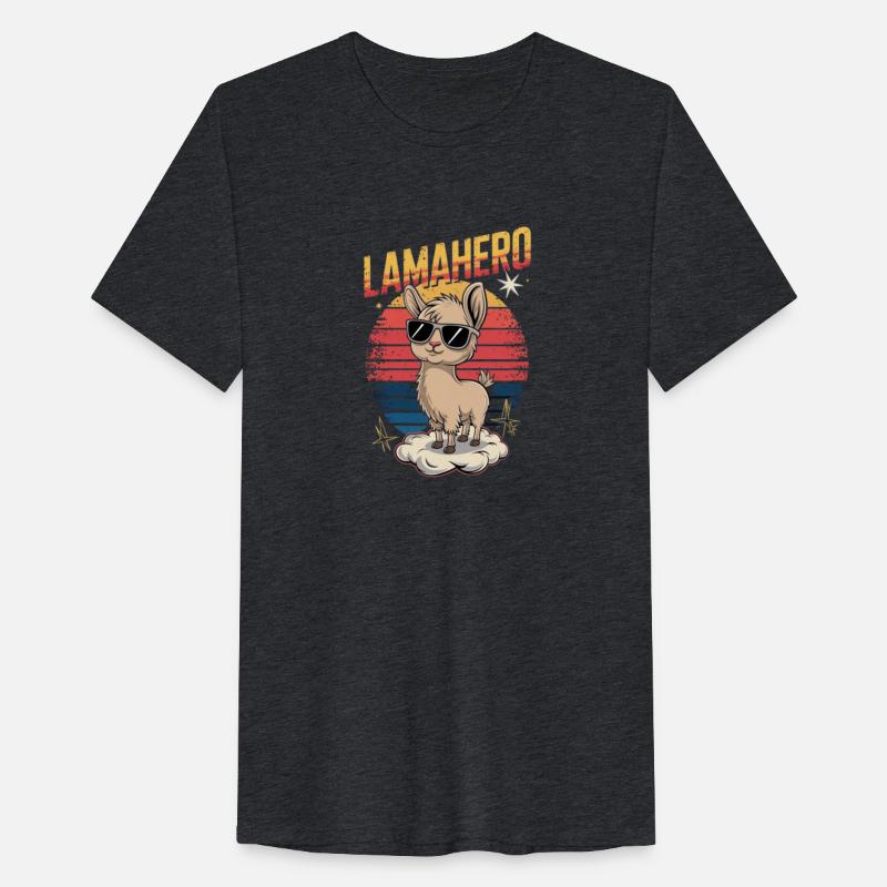 THE BEST T-SHIRT LAMA HERO