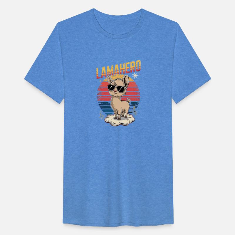 THE BEST T-SHIRT LAMA HERO