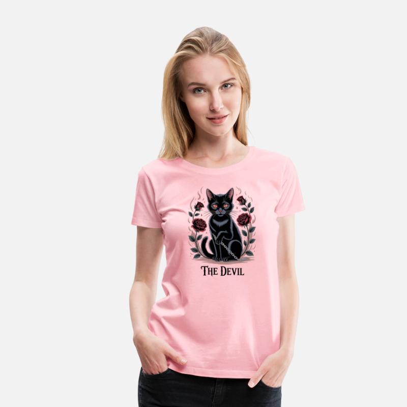 The Devil Tarot Cat Art