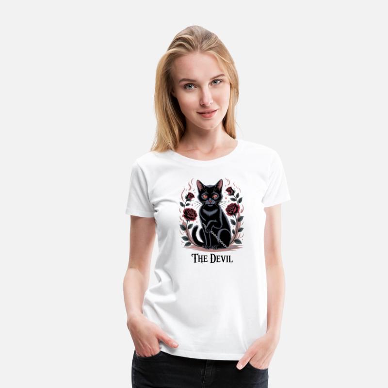 The Devil Tarot Cat Art