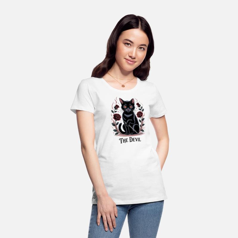 The Devil Tarot Cat Art