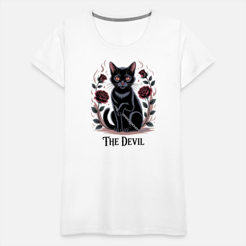 The Devil Tarot Cat Art