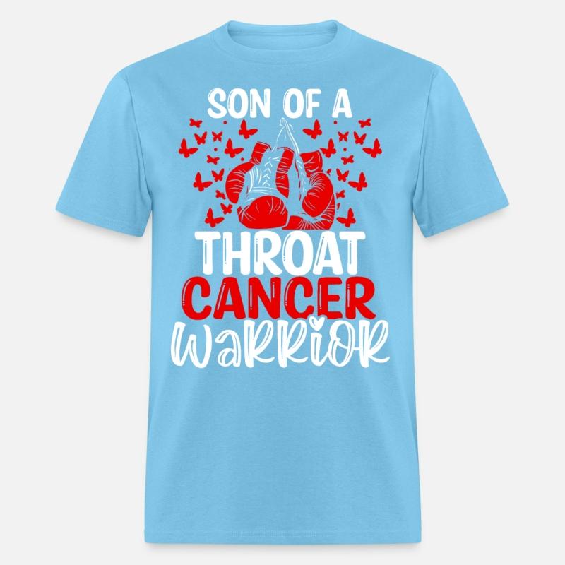 Throat Cancer Awareness Month Ribbon Son