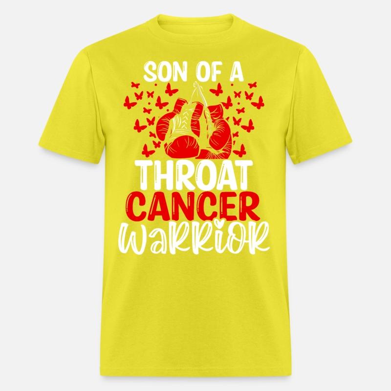 Throat Cancer Awareness Month Ribbon Son