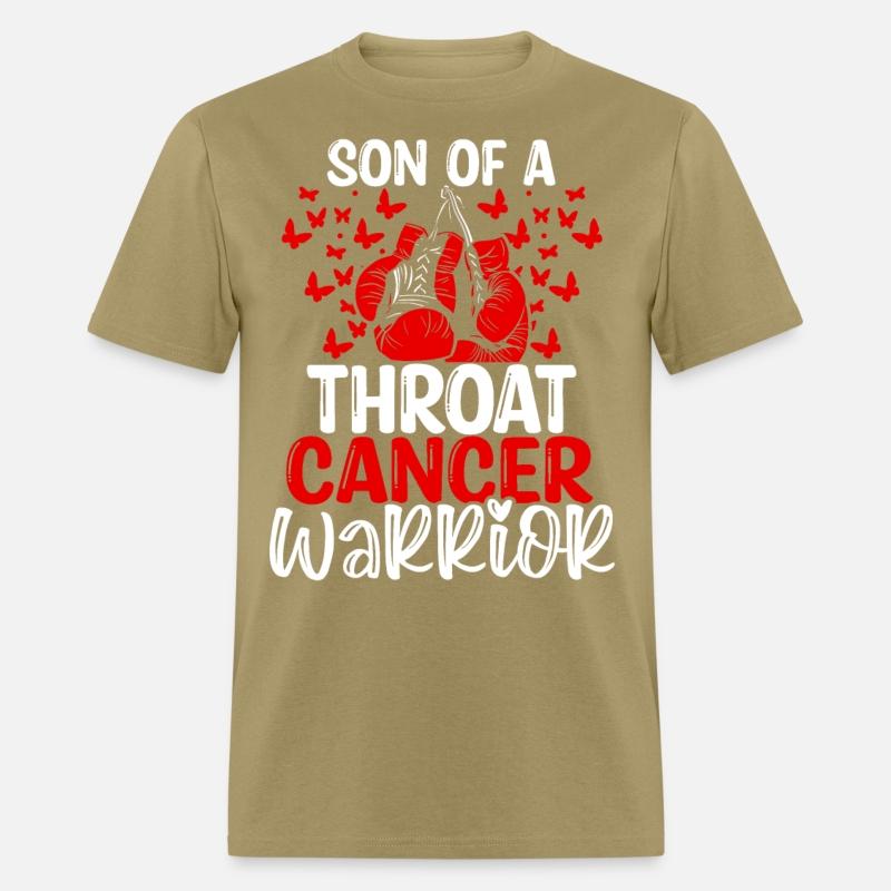 Throat Cancer Awareness Month Ribbon Son