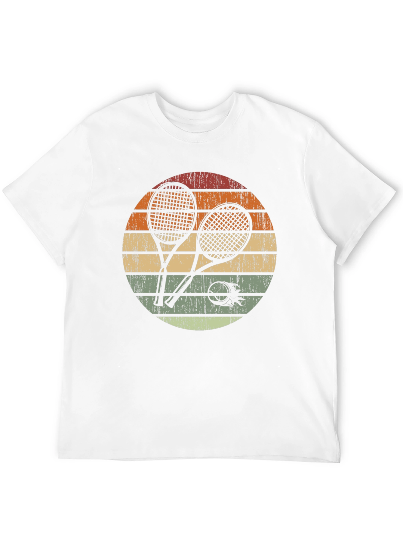 Retro Tennis Racket Graphic Tee