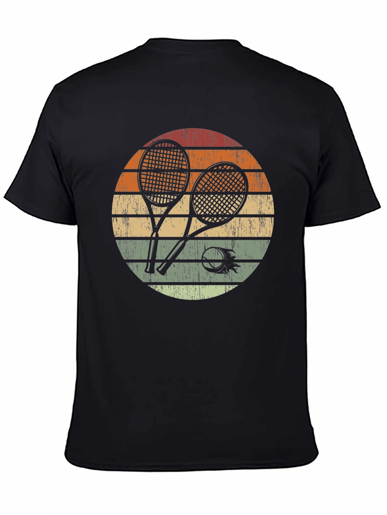 Retro Tennis Racket Graphic Tee