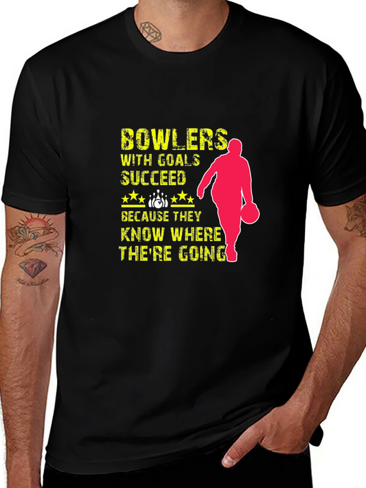 Bowlers Succeed T-Shirt - Bowling with Goals