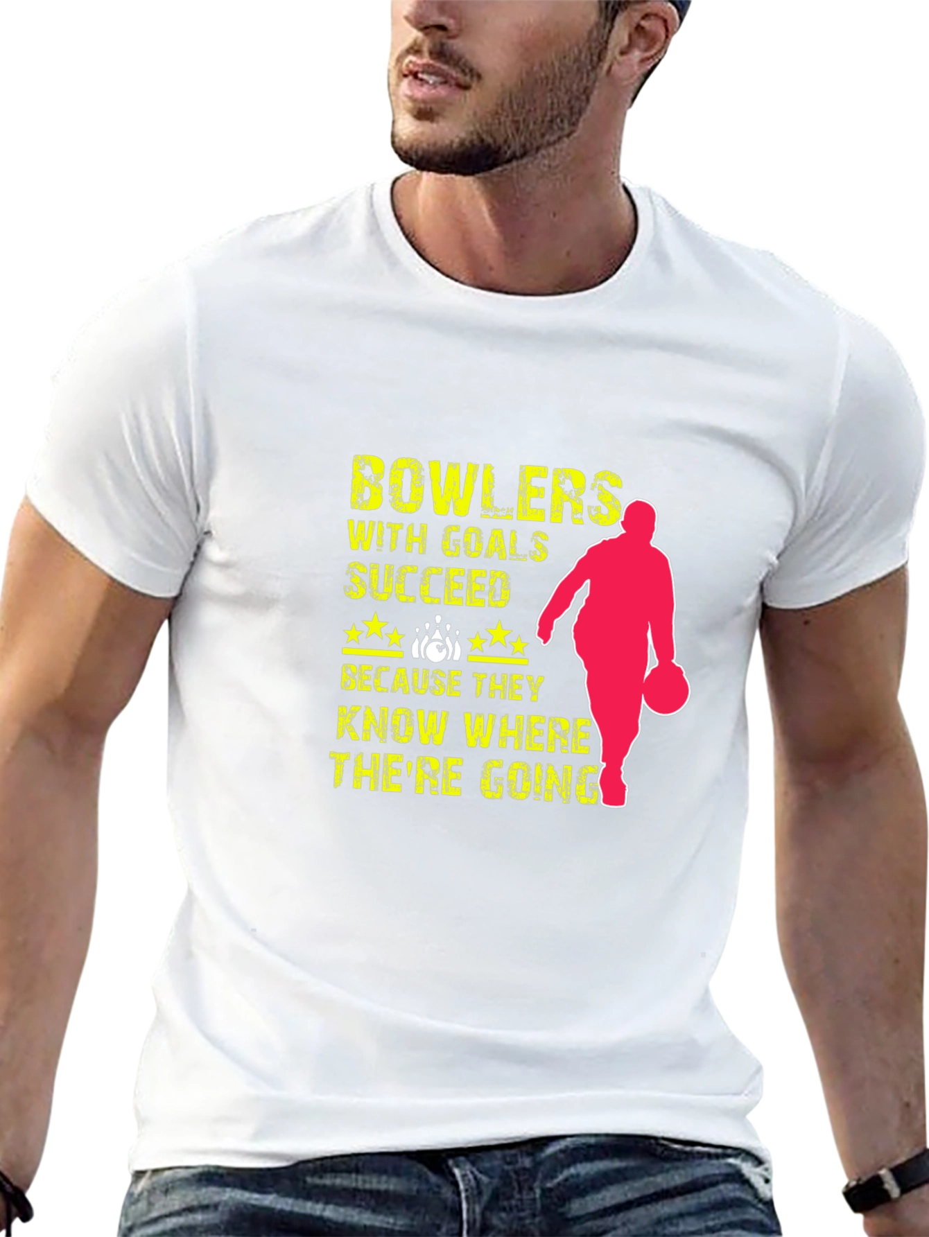 Bowlers Succeed T-Shirt - Bowling with Goals