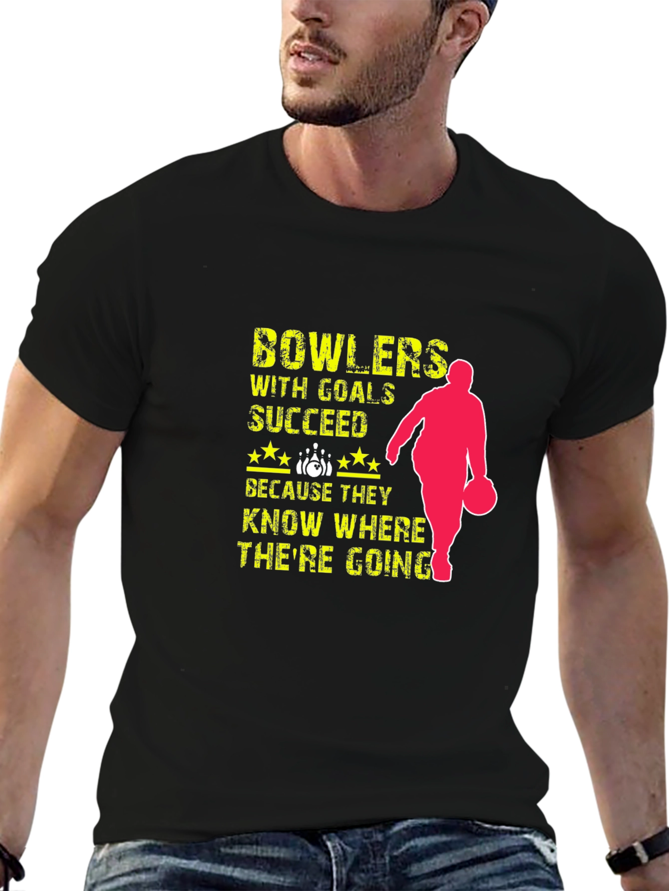 Bowlers Succeed T-Shirt - Bowling with Goals