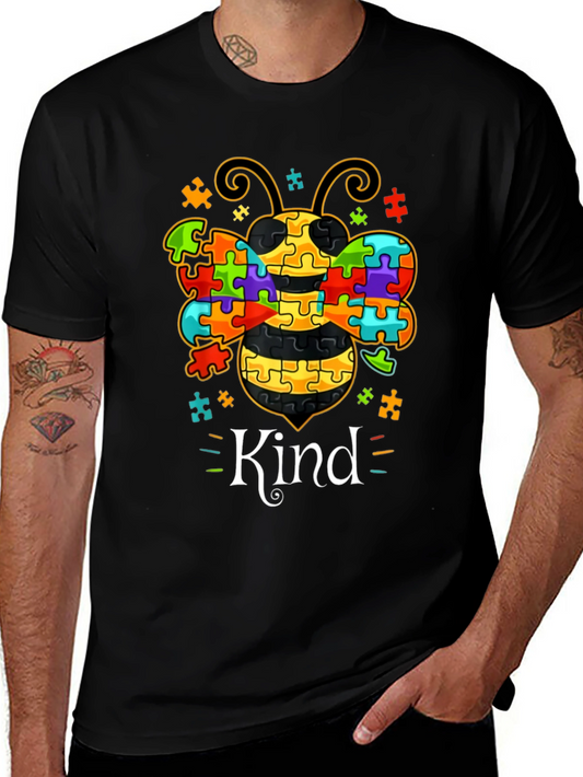 Autism Awareness Bee Kind T-Shirt