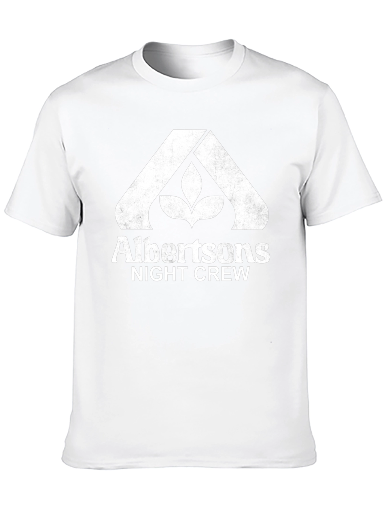 Albertsons Night Crew Black T-Shirt