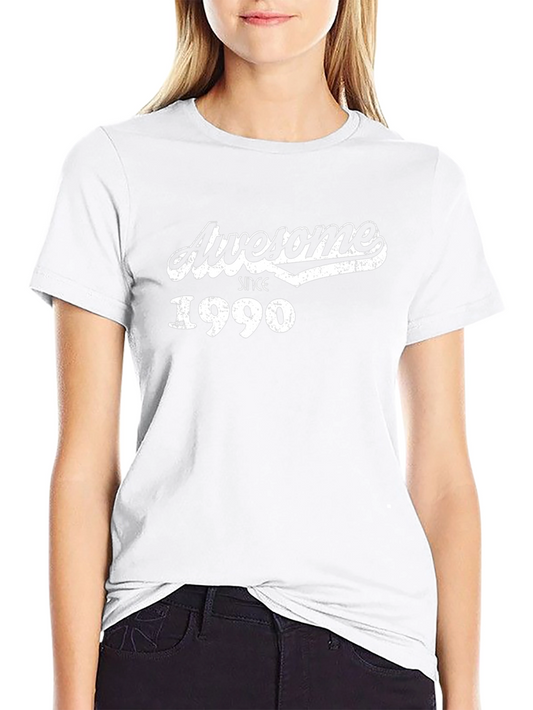 Awesome Since 1990 Black T-Shirt
