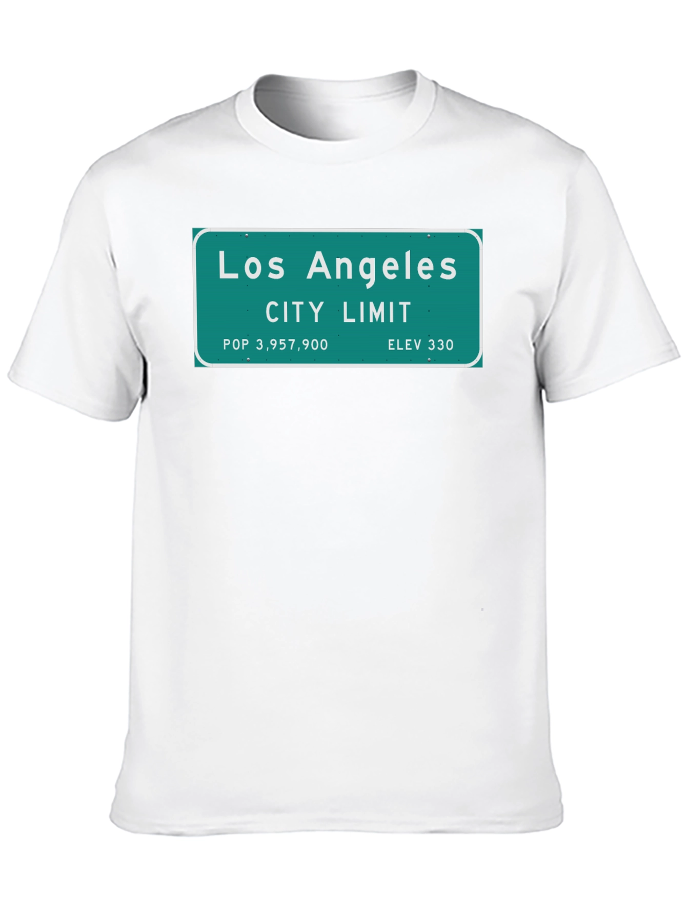 Los Angeles City Limit Black T-Shirt