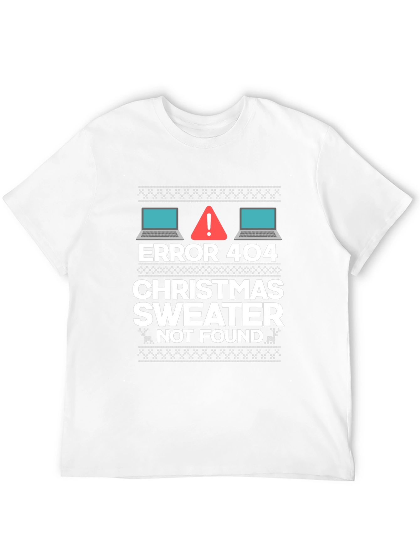 Error 404 Christmas Sweater Not Found T-Shirt