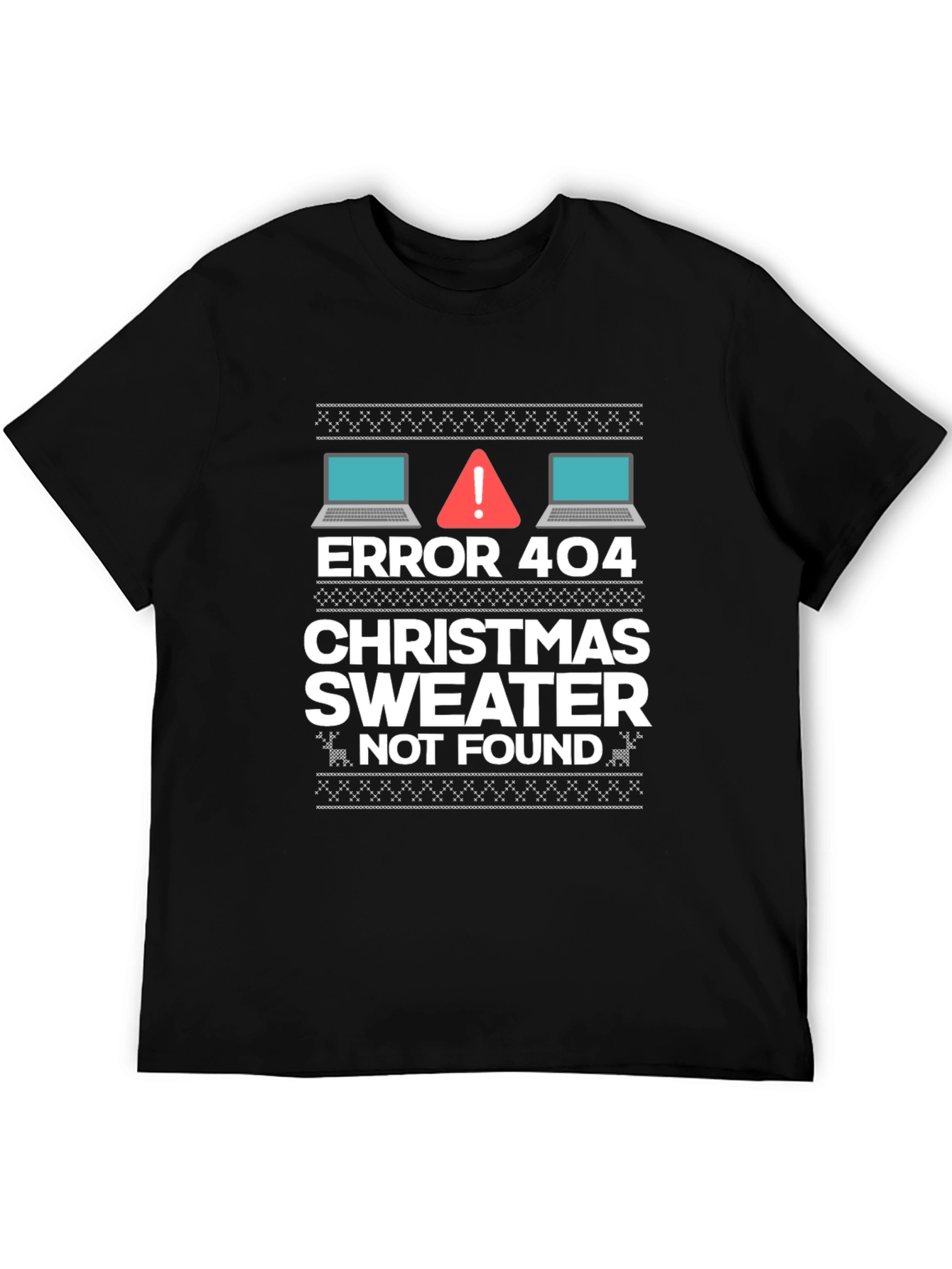 Error 404 Christmas Sweater Not Found T-Shirt