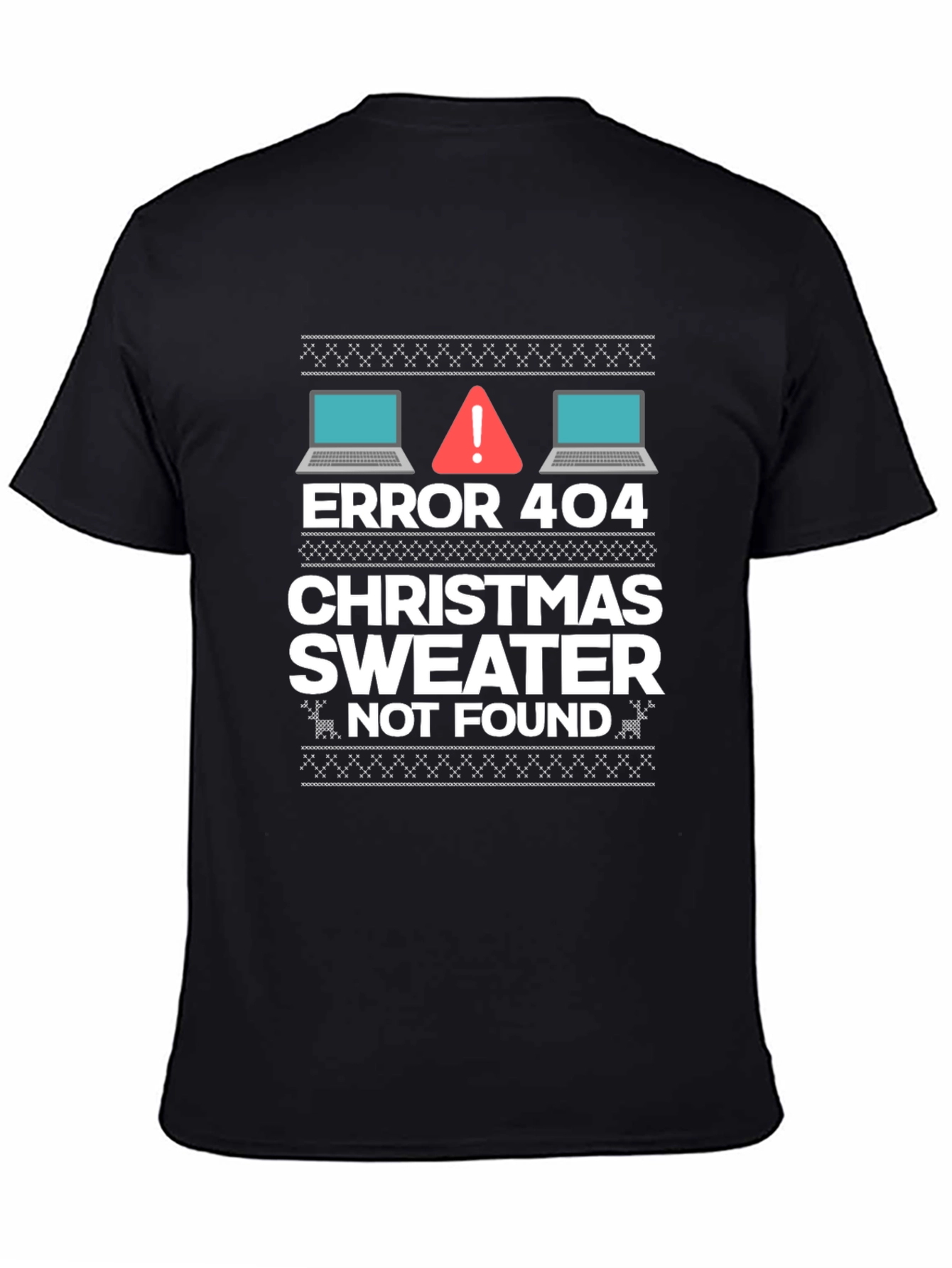 Error 404 Christmas Sweater Not Found T-Shirt