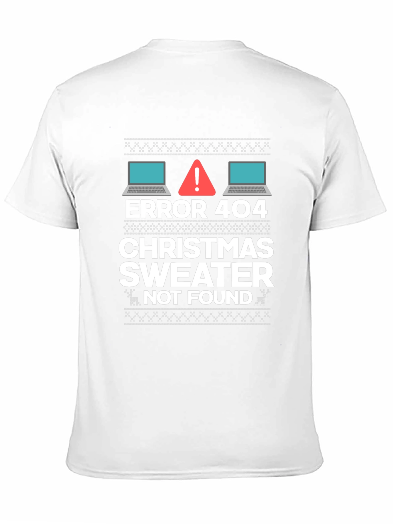 Error 404 Christmas Sweater Not Found T-Shirt