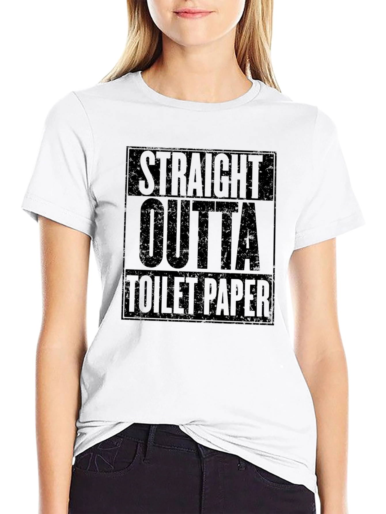 Straight Outta Toilet Paper Graphic Tee