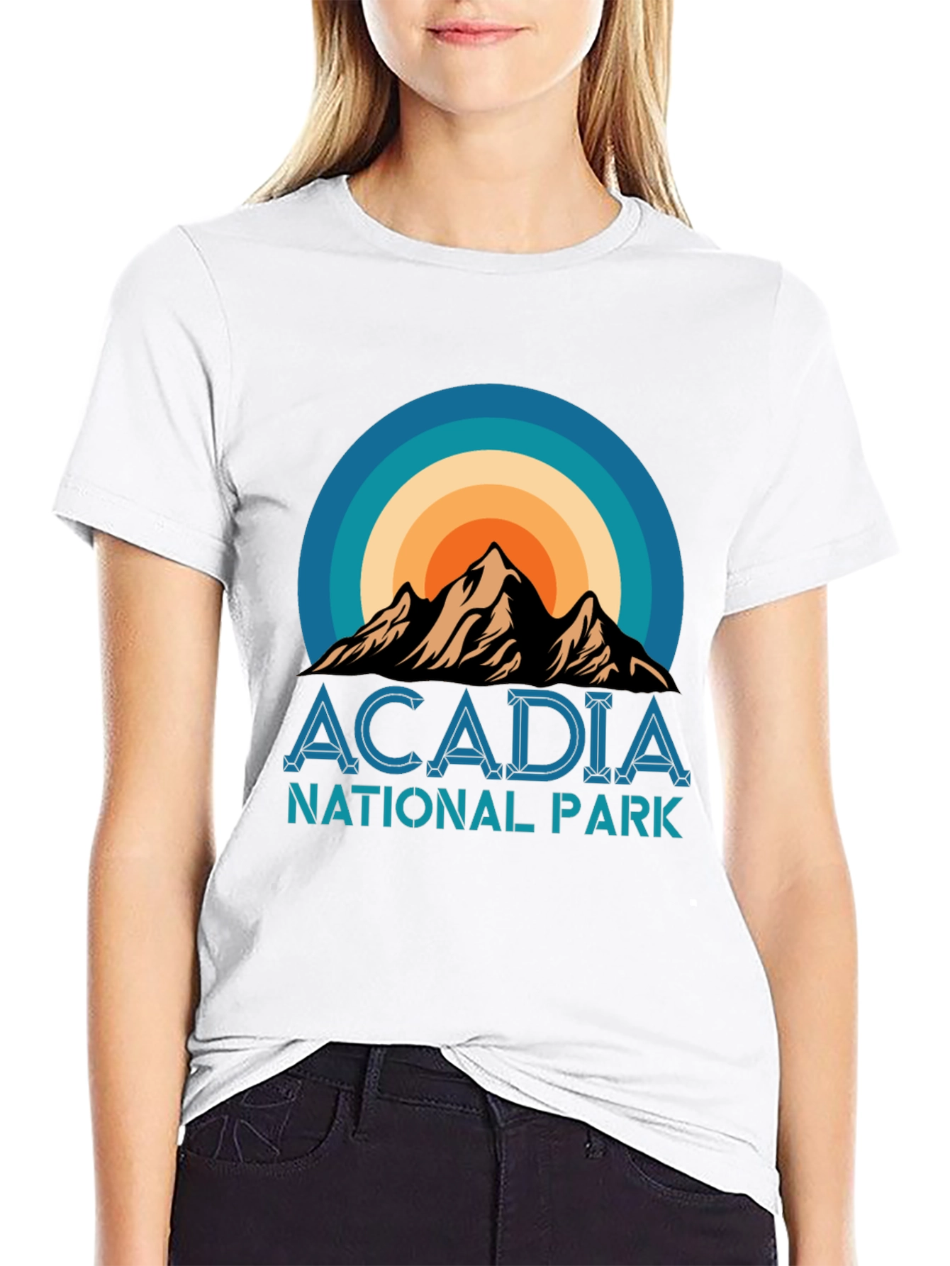 Acadia National Park Retro T-Shirt