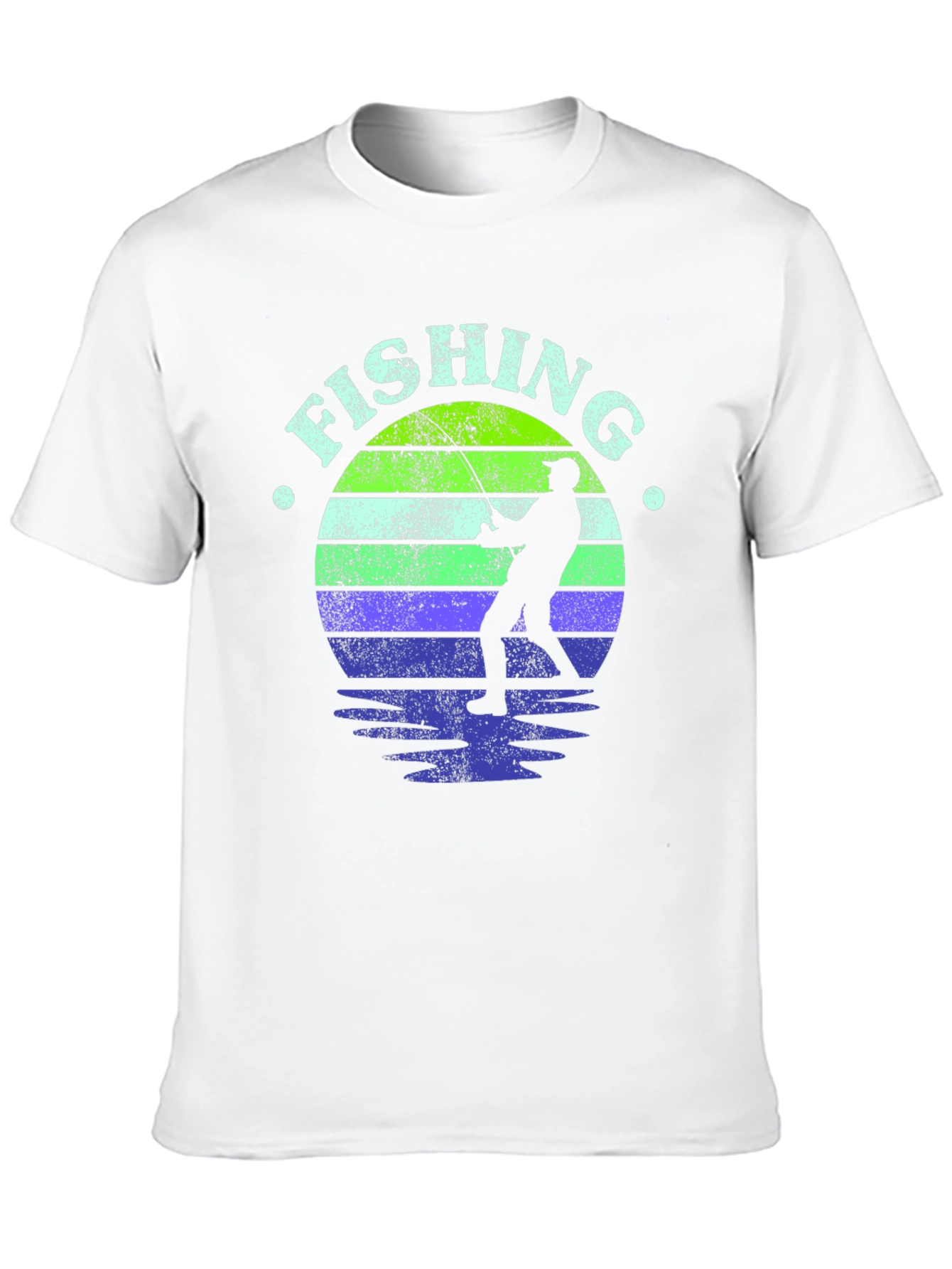 Fishing Graphic Tee - Black