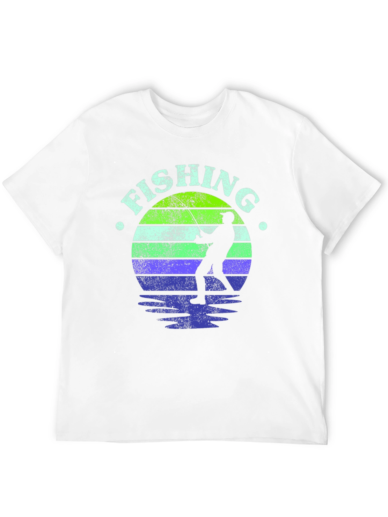 Fishing Graphic Tee - Black