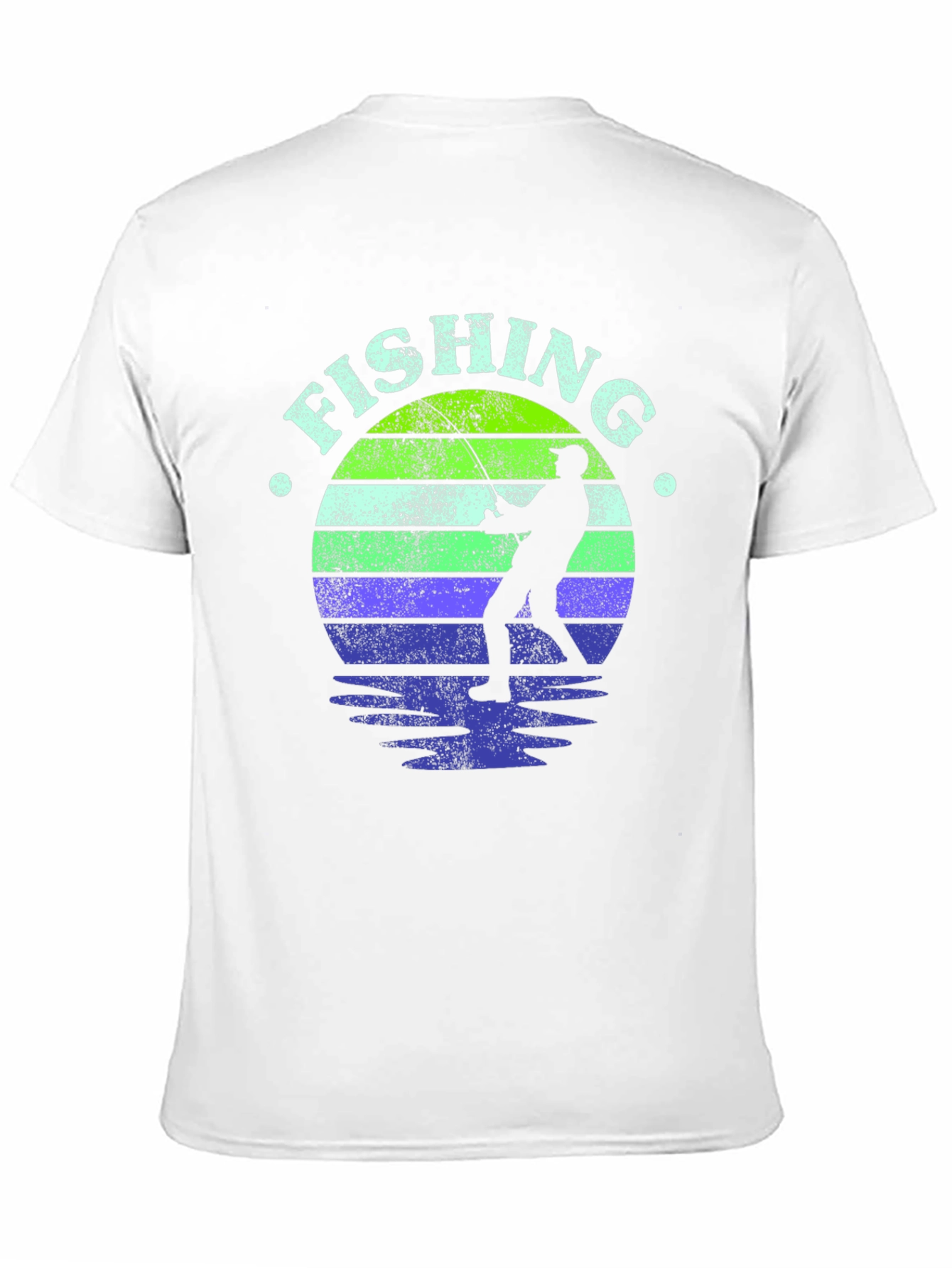Fishing Graphic Tee - Black