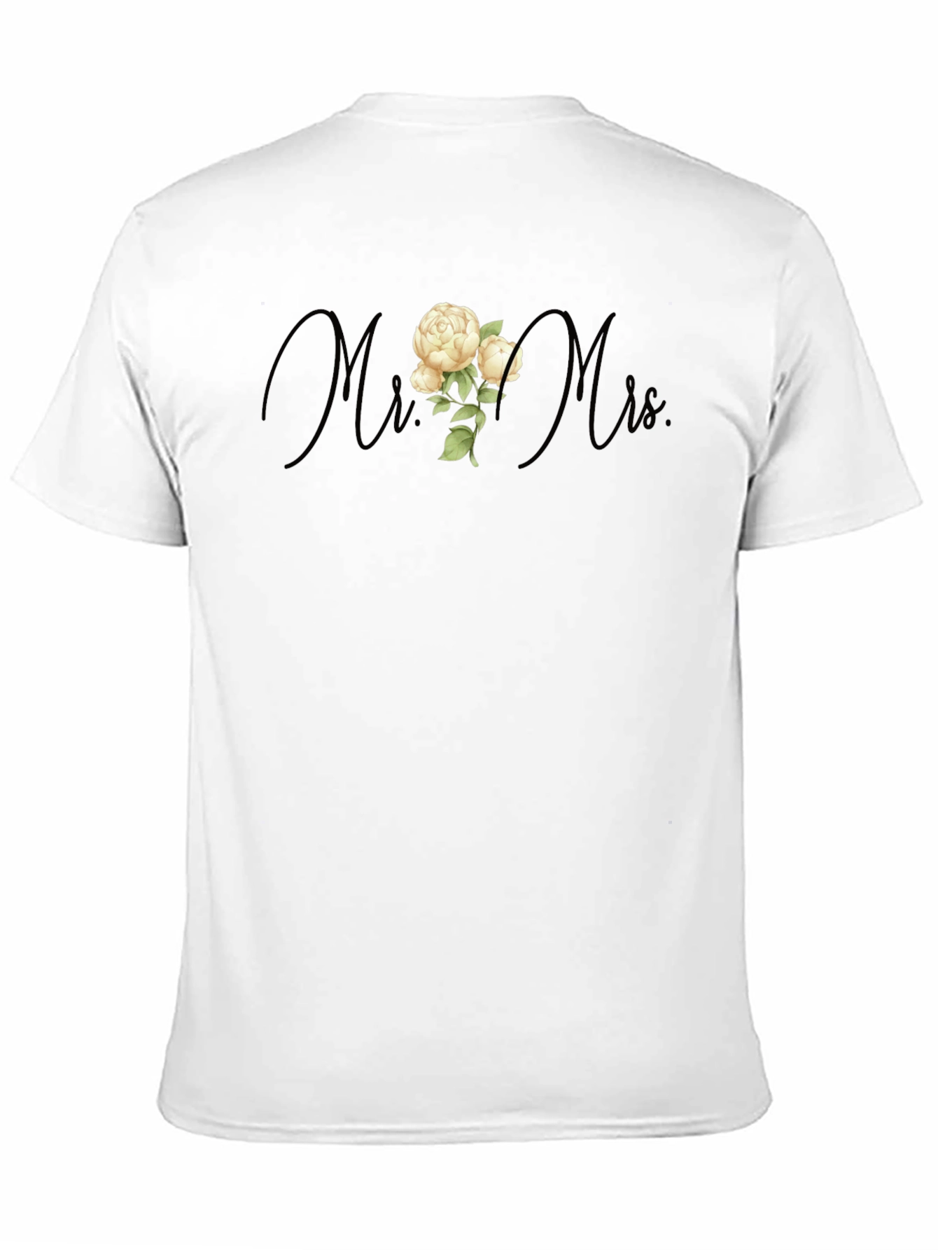Mr. and Mrs. Floral Graphic T-Shirt