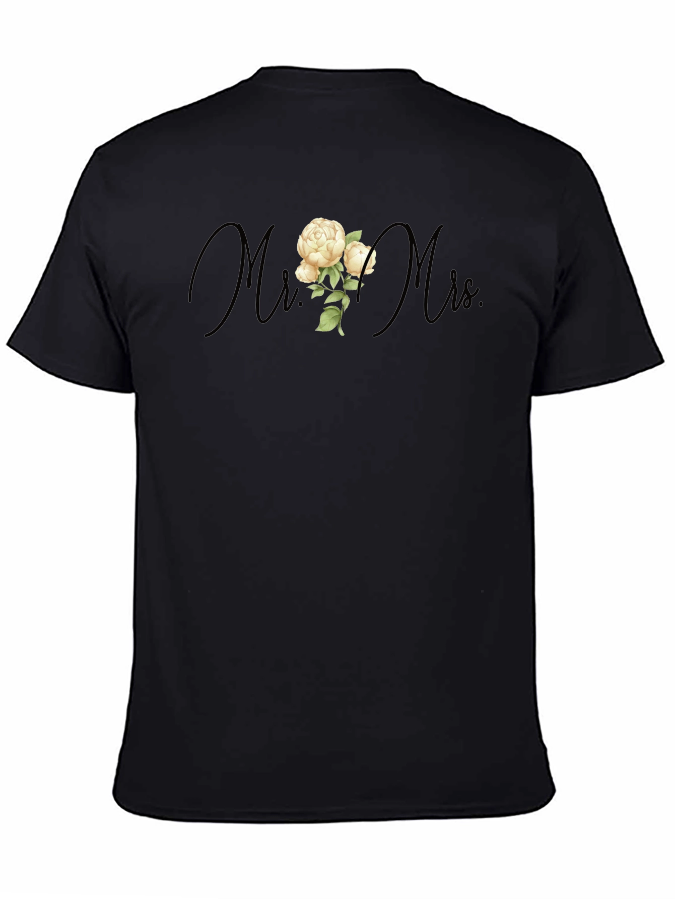 Mr. and Mrs. Floral Graphic T-Shirt