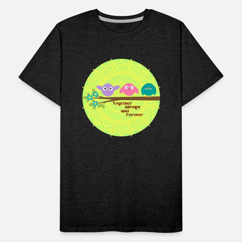 Together always and forever- birds,like 3 persons.