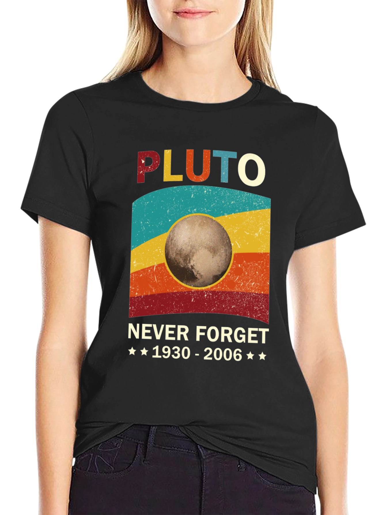 Retro Pluto Never Forget T-Shirt