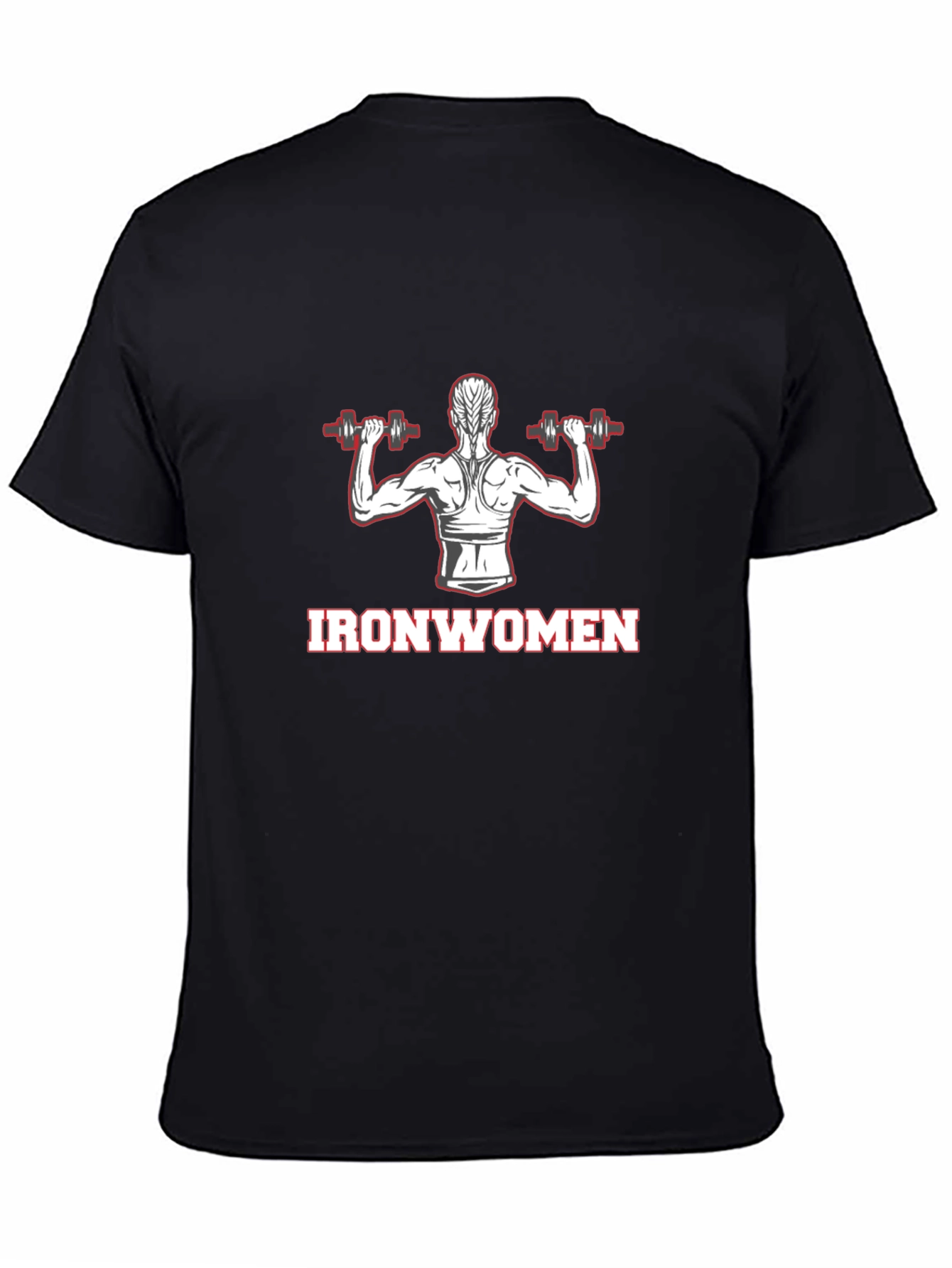 Ironwomen Graphic T-Shirt - Black Cotton Tee
