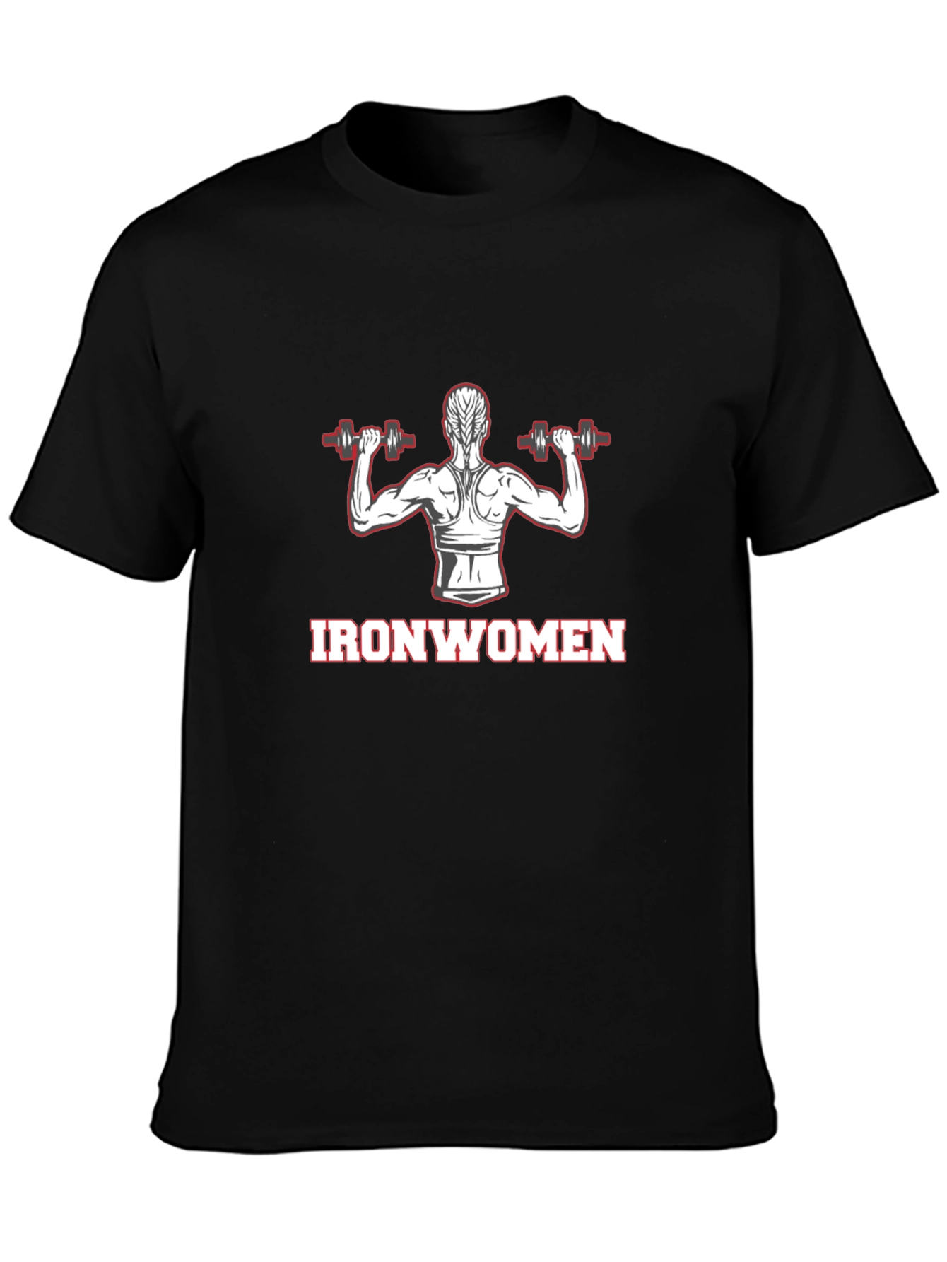 Ironwomen Graphic T-Shirt - Black Cotton Tee