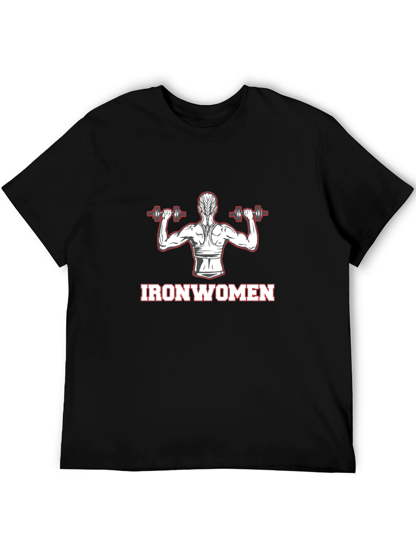 Ironwomen Graphic T-Shirt - Black Cotton Tee