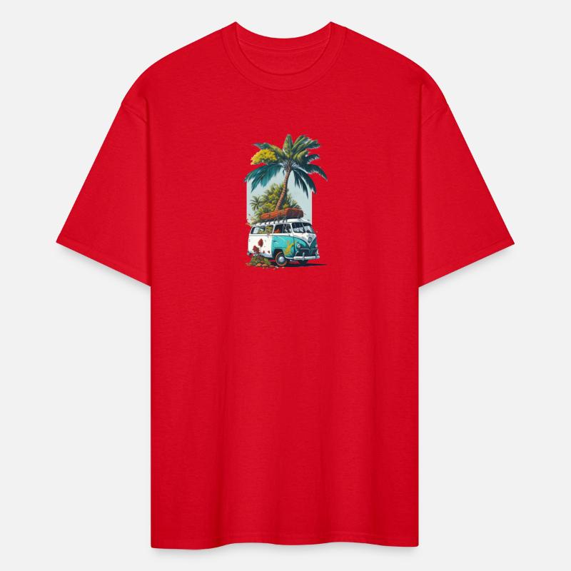 travel car caravan summer coco tree