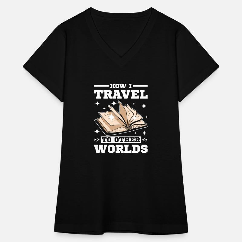 Travel to other worlds reading books