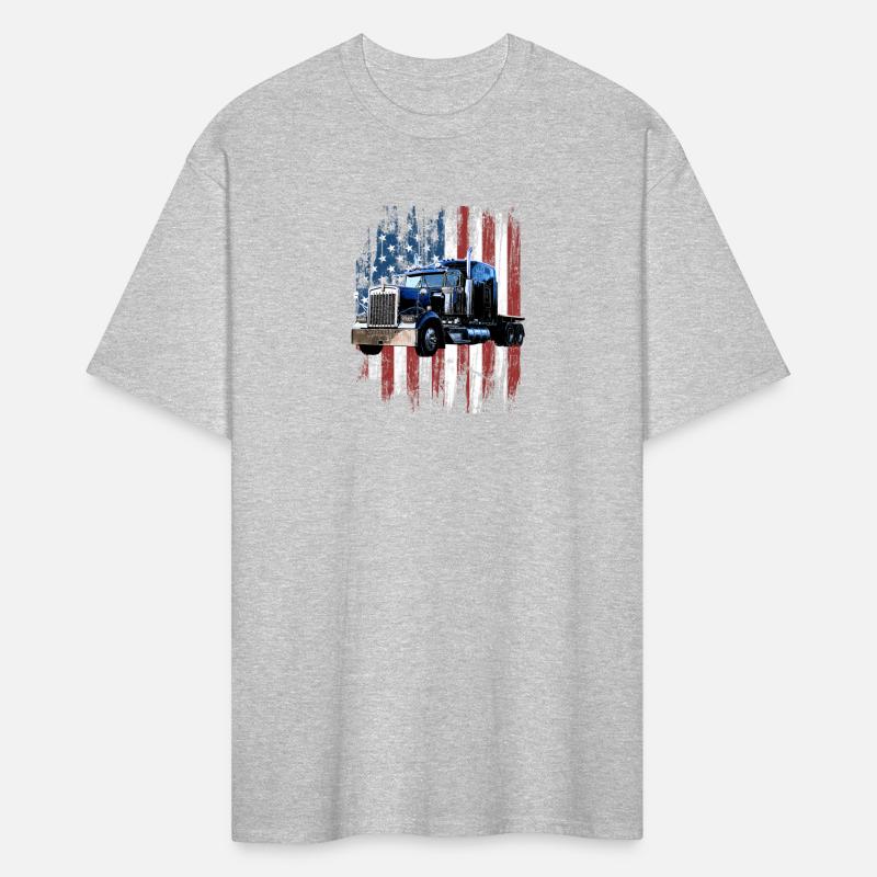 Trucker American Flag Truck Driver Truck Driver