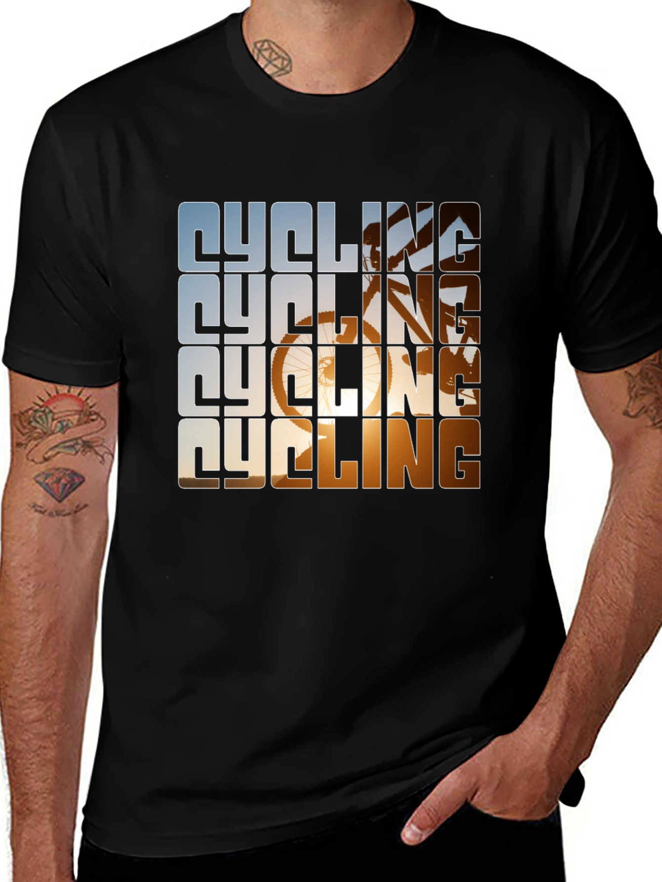 Cycling Graphic T-Shirt